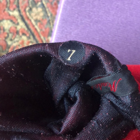 Vintage Paloma Picasso Red Suede Gloves Tassles! - Picture 6 of 8